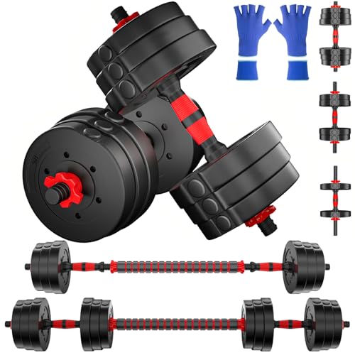 Adjustable Dumbbell and Barbell Set