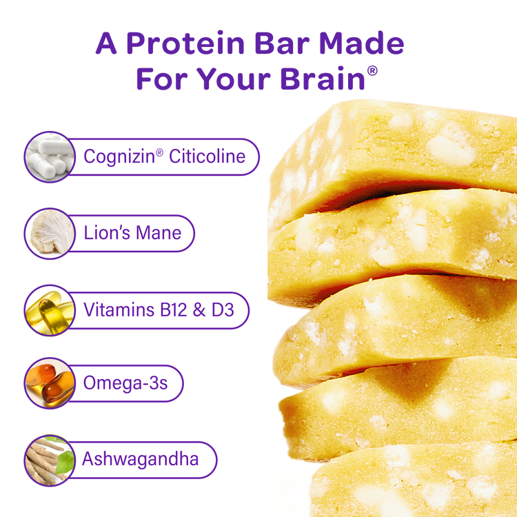 MOSH Lemon White Chocolate Crunch protein bar, photo 3