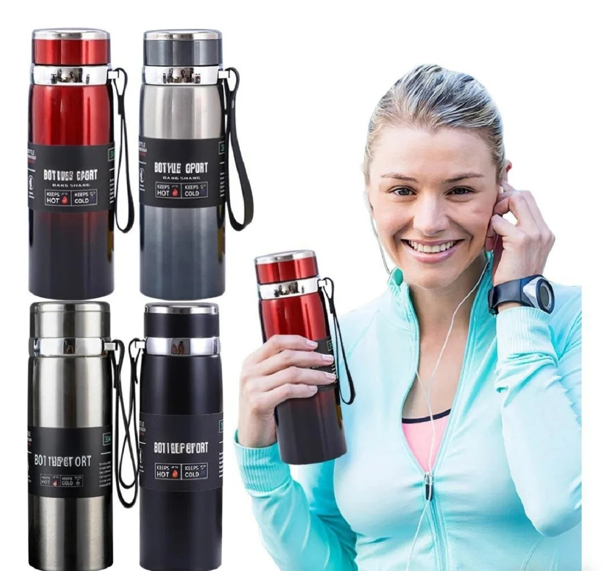 Insulated Thermos Bottle (1L), photo 7