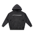 Snow Washed Distressed Panel Pocket Hoodie