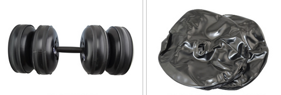 Adjustable 25kg Water-Filled Dumbbells